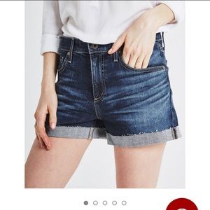 AG Denim “The Hailey”  Ed boyfriend roll up short